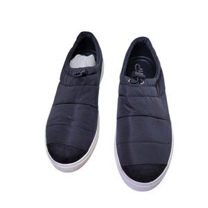 ALLOT Women Quilted Umbrella Slip On Outdoor Casual Comfort Shoes Black Size 9